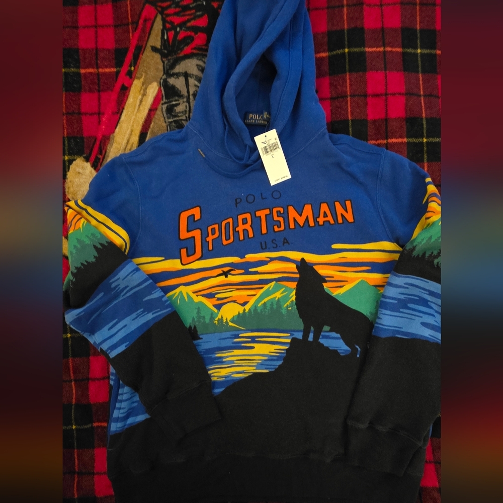 Polo Ralph Lauren Blue Sportsman Hoodie